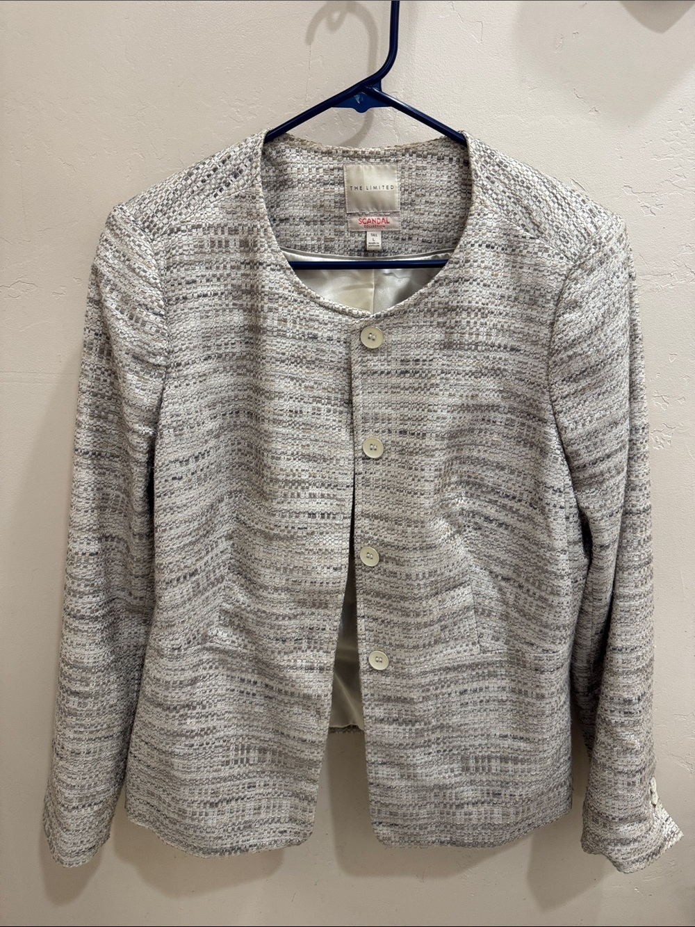 The Limited Women's Light Textured Button Jacket